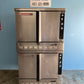 Blodgett DFG-100 Solid Door Double Stack Gas Convection Oven - Preowned -
