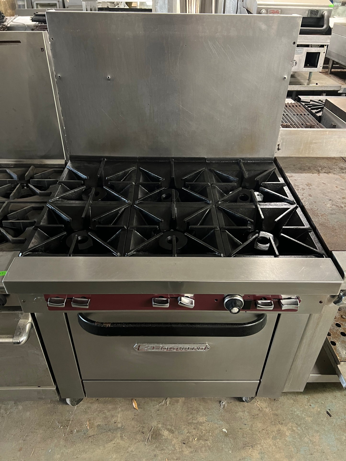 Southbend 6 Burner Gas Range with Oven X336D