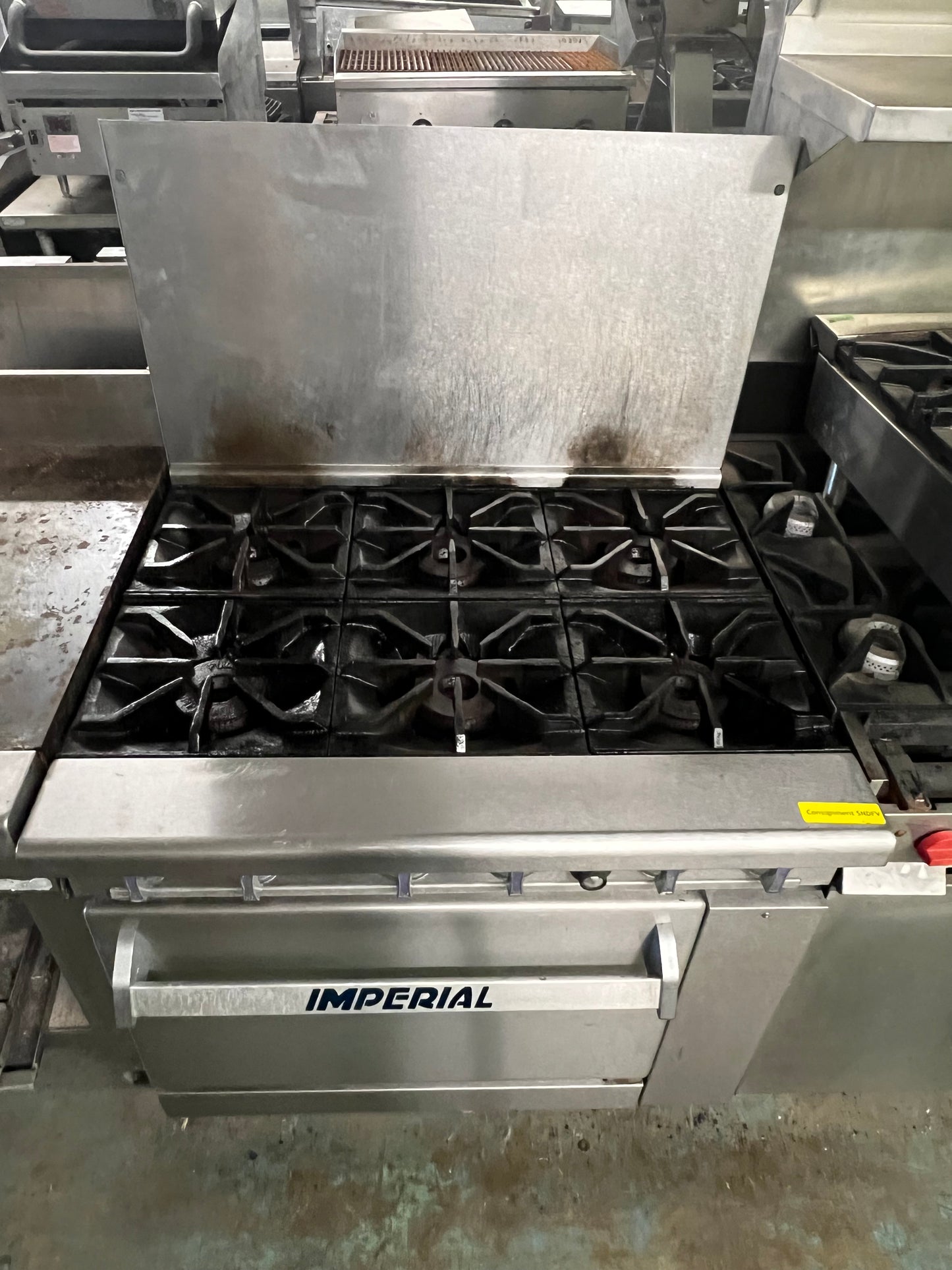 Imperial Gas 6 Burner Range with a Standard Oven IR-6