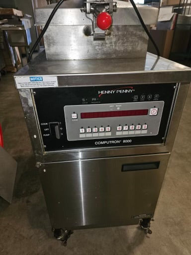 Henny Penny 600C Pressure Fryer with Filtration System Computron 8000