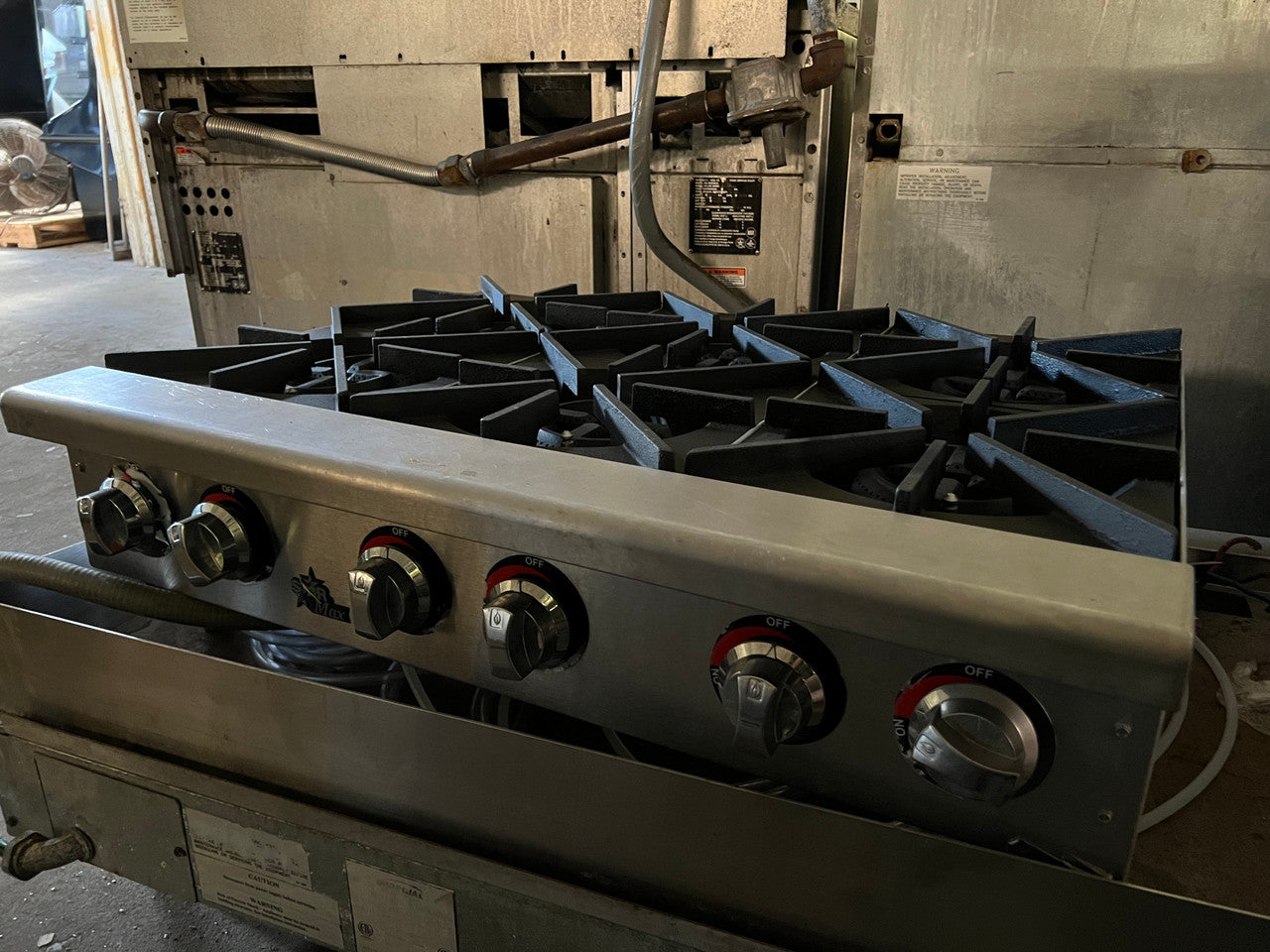 Star Max 606HF Gas 6 Burner Hot Plate - Preowned -