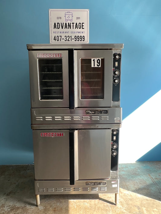 Blodgett DFG-100 Double Stack Gas Standard Depth Convection Oven - Preowned -