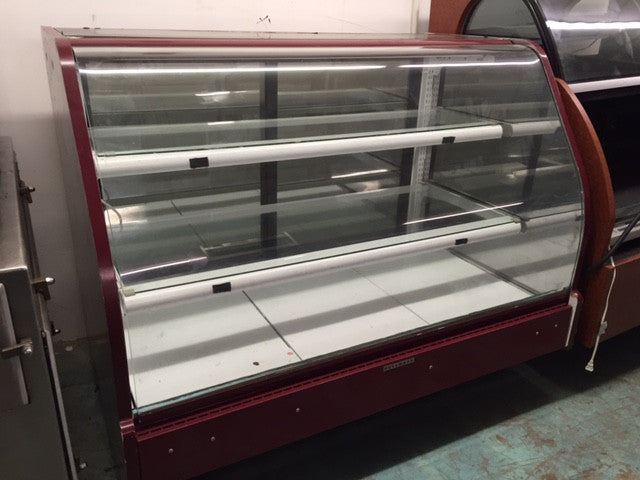 Hussman Q3-BC-N 60” Curved Glass Dry Bakery Case - Preowned -