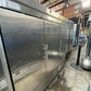 True T-72F  72 Cu. Ft. 3 Solid Door Commercial Stainless Steel Freezer - Preowned -